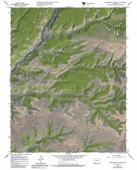 CO-GREASEWOOD CANYON: GeoChange 1965-2011 Preview 1