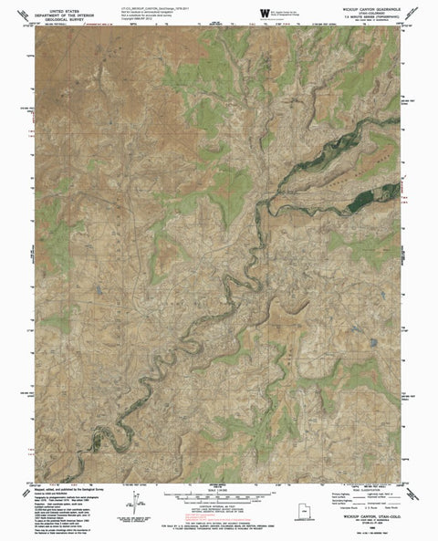 UT-CO-WICKIUP CANYON: GeoChange 1978-2011 Preview 1