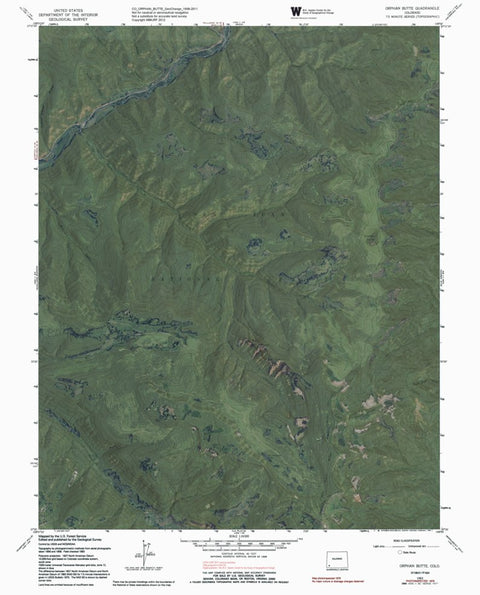 CO-ORPHAN BUTTE: GeoChange 1956-2011 Preview 1
