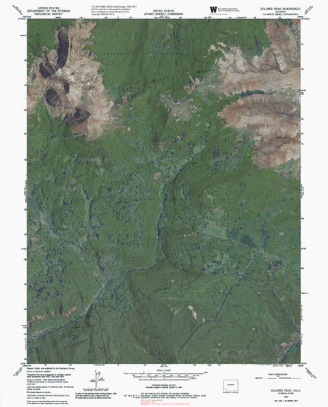 CO-DOLORES PEAK: GeoChange 1952-2011 Preview 1
