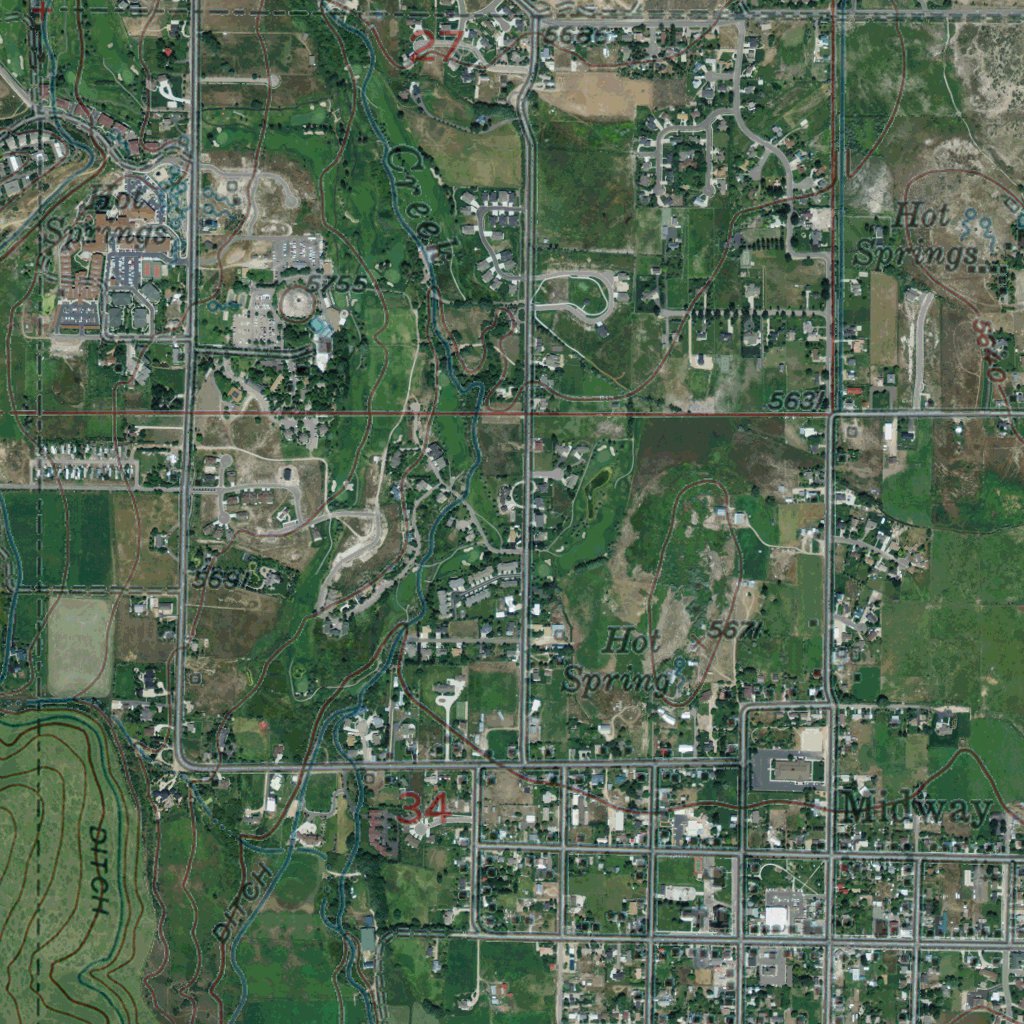 UT-HEBER CITY: GeoChange 1953-2011 Map by Western Michigan University ...