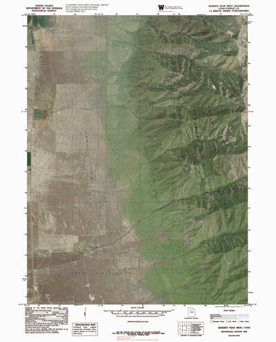 UT-DESERET PEAK WEST: GeoChange 1980-2011 Preview 1