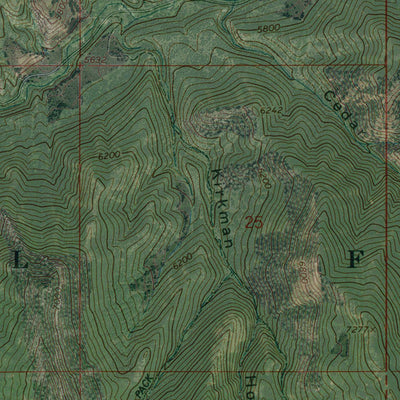UT-GRANGER MOUNTAIN: GeoChange 1963-2011 Preview 2
