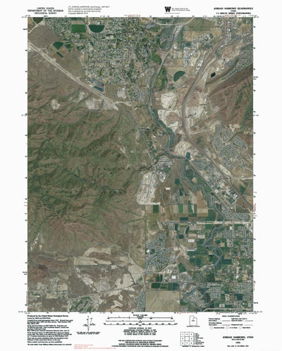 UT-JORDAN NARROWS: GeoChange 1947-2011 Preview 1