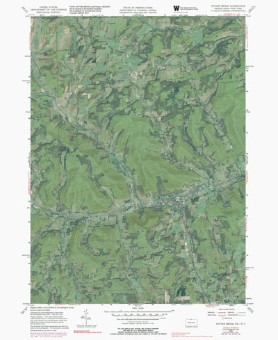 PA-NY-POTTER BROOK: GeoChange 1952-2013 Preview 1