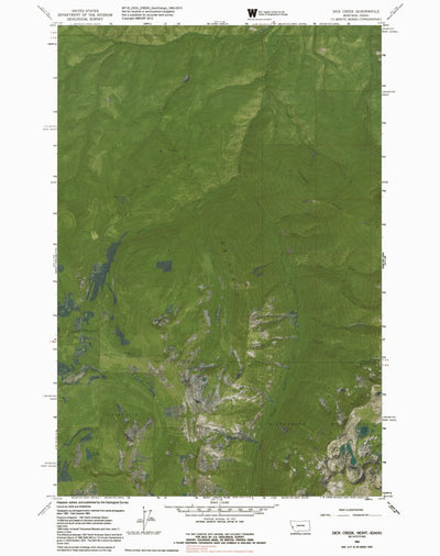 MT-ID-DICK CREEK: GeoChange 1963-2013 Preview 1
