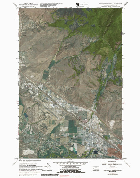 MT-NORTHWEST MISSOULA: GeoChange 1961-2013 Preview 1