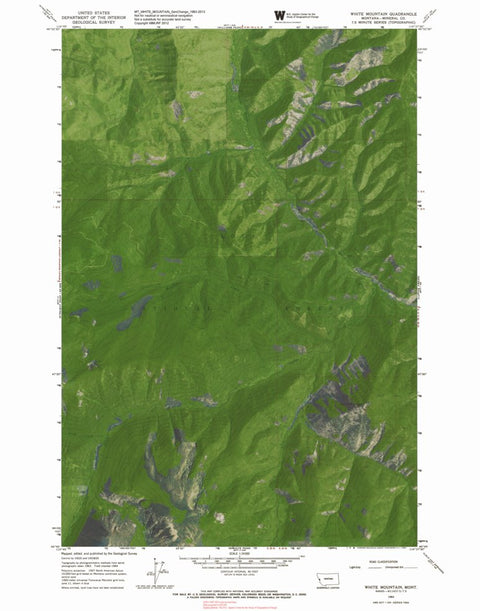 MT-WHITE MOUNTAIN: GeoChange 1963-2013 Preview 1