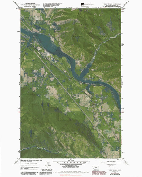MT-TROUT CREEK: GeoChange 1965-2013 Preview 1
