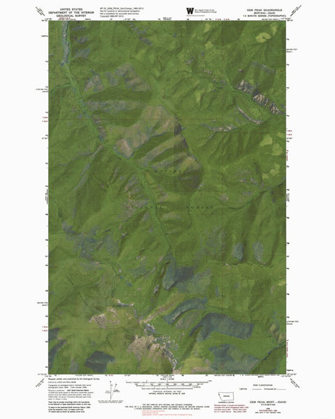 MT-ID-GEM PEAK: GeoChange 1965-2013 Preview 1