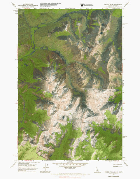 ID-MT-RHODES PEAK: GeoChange 1965-2013 Preview 1