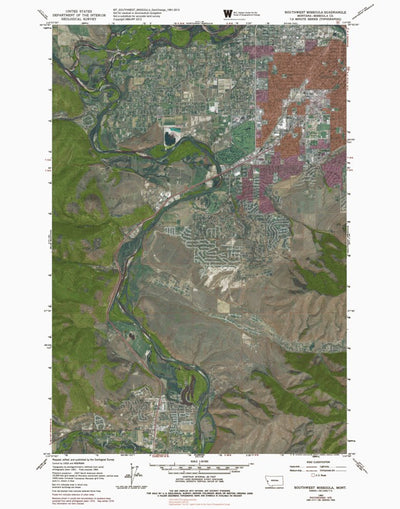 MT-SOUTHWEST MISSOULA: GeoChange 1961-2013 Preview 1