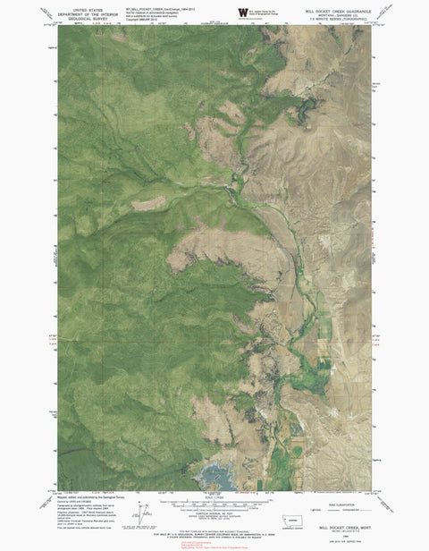 MT-MILL POCKET CREEK: GeoChange 1964-2013 Preview 1