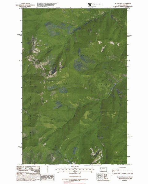 MT-ID-BLACK PEAK: GeoChange 1980-2013 Preview 1