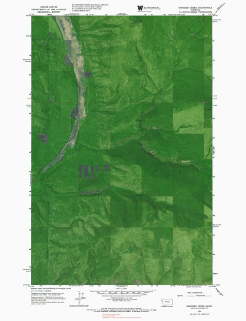 MT-SHRODER CREEK: GeoChange 1963-2013 Preview 1