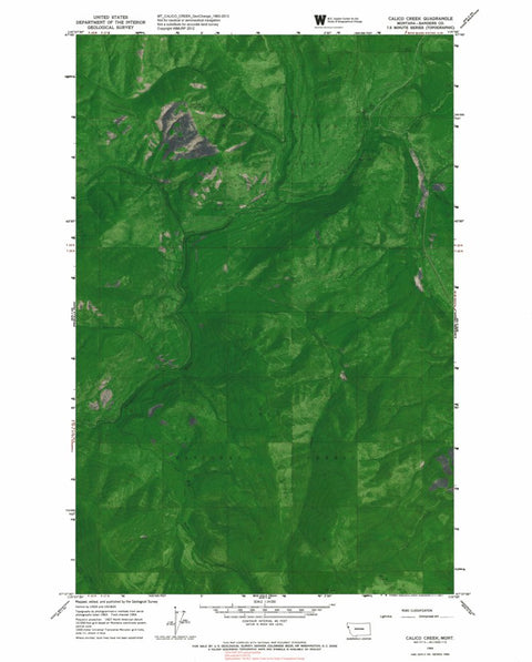 MT-CALICO CREEK: GeoChange 1963-2013 Preview 1