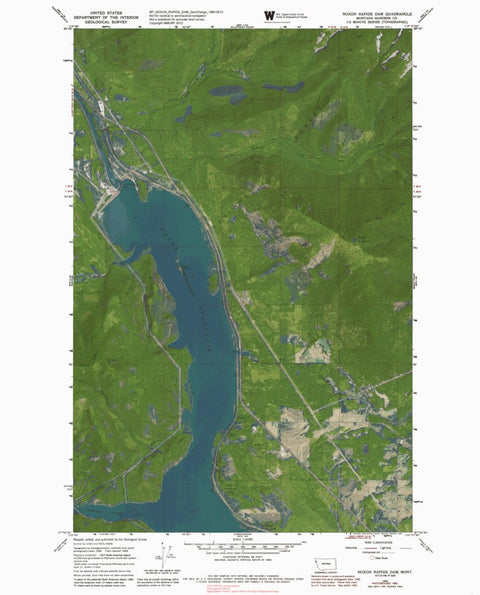 MT-NOXON RAPIDS DAM: GeoChange 1965-2013 Preview 1