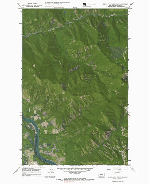 MT-SEVEN POINT MOUNTAIN: GeoChange 1965-2013 Preview 1