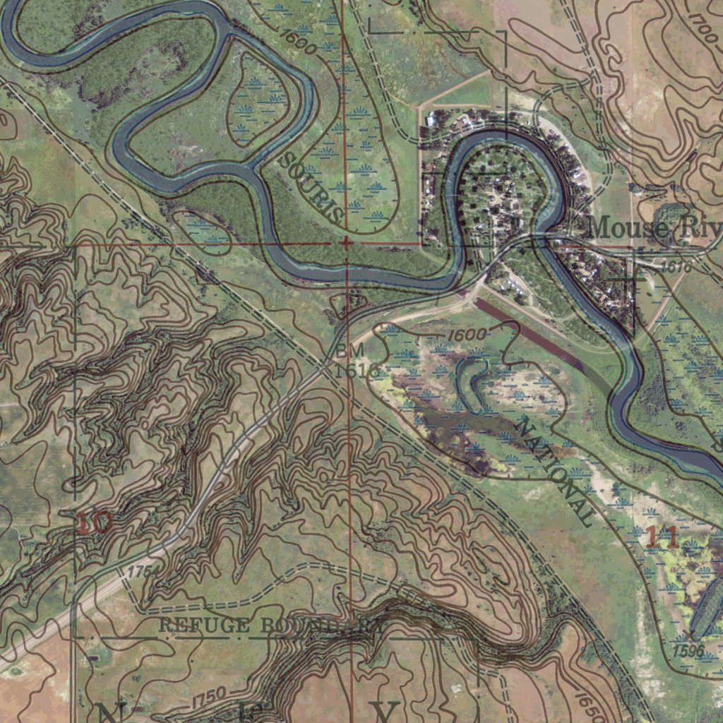 ND-MOUSE RIVER PARK: GeoChange 1946-2012 Map by Western Michigan ...