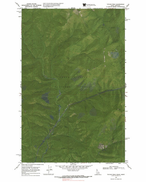 ID-MT-TAYLOR PEAK: GeoChange 1965-2013 Preview 1