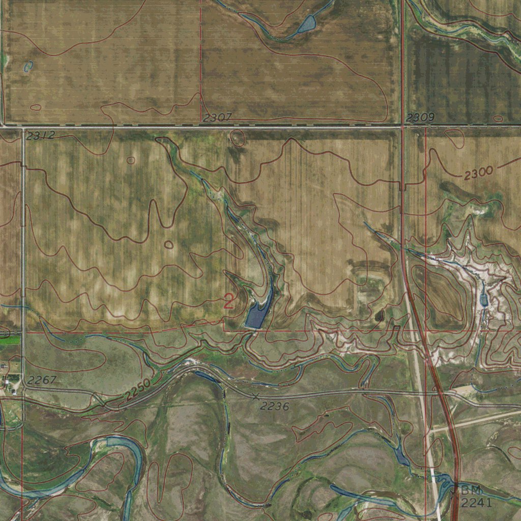 MT-NIELSEN COULEE: GeoChange 1972-2013 Map by Western Michigan ...
