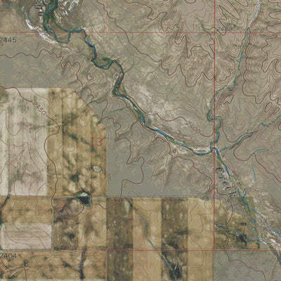 MT-OSWEGO NW: GeoChange 1971-2013 Preview 3