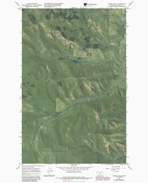 MT-BARREN PEAK: GeoChange 1965-2013 Preview 1