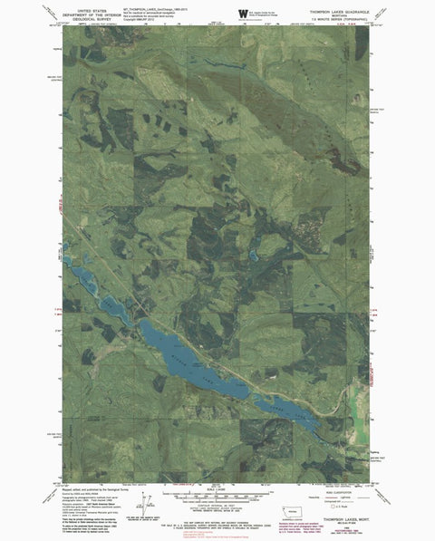 MT-THOMPSON LAKES: GeoChange 1965-2013 Preview 1