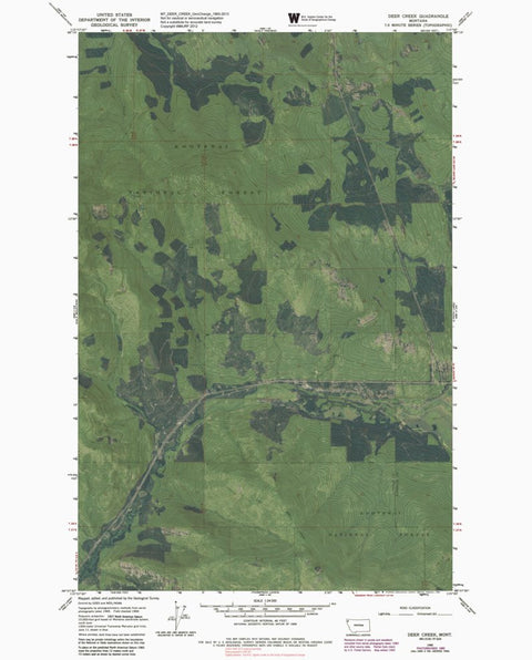 MT-DEER CREEK: GeoChange 1965-2013 Preview 1