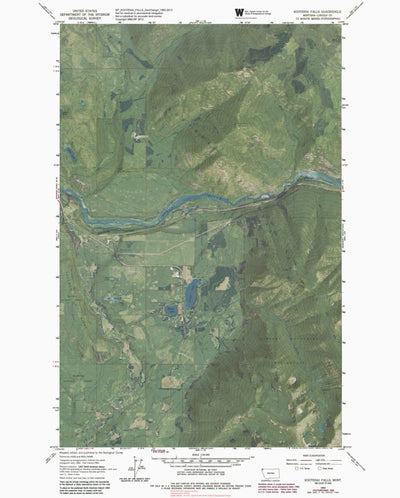 MT-KOOTENAI FALLS: GeoChange 1962-2013 Preview 1