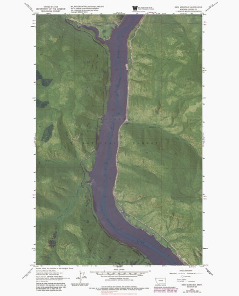 MT-INCH MOUNTAIN: GeoChange 1962-2013 Preview 1