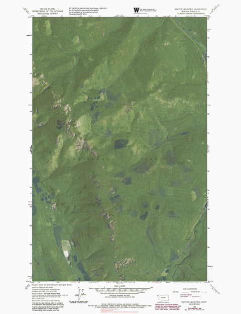 MT-NEWTON MOUNTAIN: GeoChange 1962-2013 Preview 1