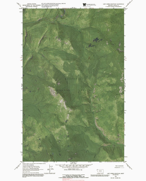 MT-LOST HORSE MOUNTAIN: GeoChange 1962-2013 Preview 1
