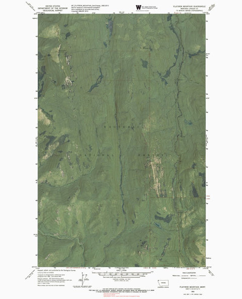 MT-FLATIRON MOUNTAIN: GeoChange 1962-2013 Preview 1
