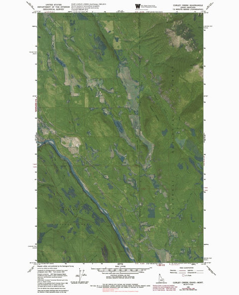ID-MT-CURLEY CREEK: GeoChange 1963-2013 Preview 1