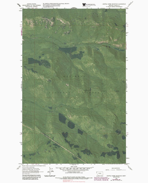 MT-CRIPPLE HORSE MOUNTAIN: GeoChange 1962-2013 Preview 1