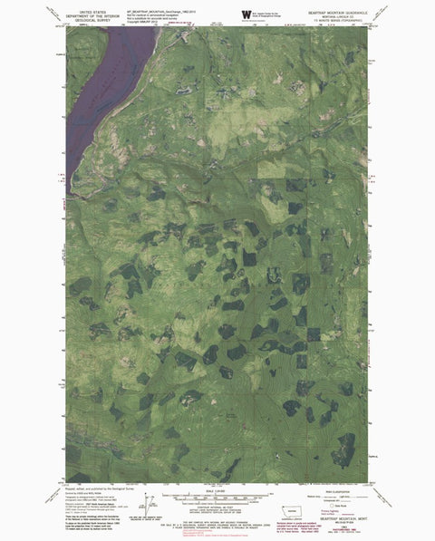 MT-BEARTRAP MOUNTAIN: GeoChange 1962-2013 Preview 1