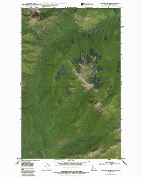 ID-BTC-CONTINENTAL MOUNTAIN: GeoChange 1966-2013 Preview 1