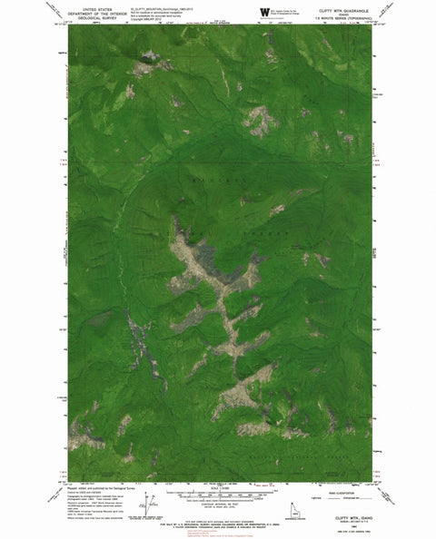 ID-CLIFTY MOUNTAIN: GeoChange 1963-2013 Preview 1