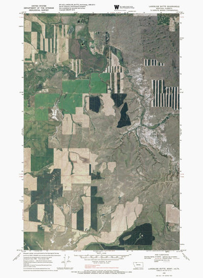 MT-ALB-LANDSLIDE BUTTE: GeoChange 1966-2013 Preview 1