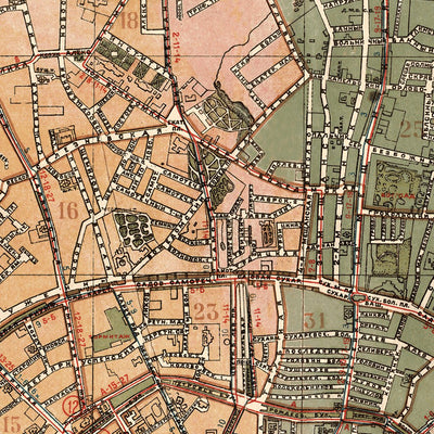 План Москвы на 1927 г. Moscow City Plan, 1927 Preview 2