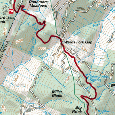 Pacific Crest National Scenic Trail - Map 7 Seg 1 - Southern Oregon Preview 2