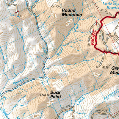 Pacific Crest National Scenic Trail - Map 7 Seg 2 - Southern Oregon Preview 3