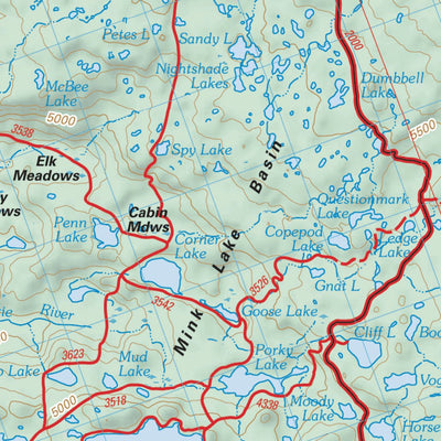 Pacific Crest National Scenic Trail - Map 8 Seg 1 - Northern Oregon Preview 3