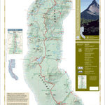 Pacific Crest National Scenic Trail - Map 8 Seg 2 - Northern Oregon Preview 1