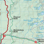 Pacific Crest National Scenic Trail - Map 8 Seg 2 - Northern Oregon Preview 2
