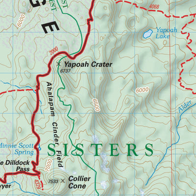 Pacific Crest National Scenic Trail - Map 8 Seg 2 - Northern Oregon Preview 3