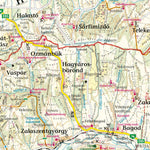 Vas megye turista, biciklis térkép, Vas county Biking and Hiking Map Preview 3