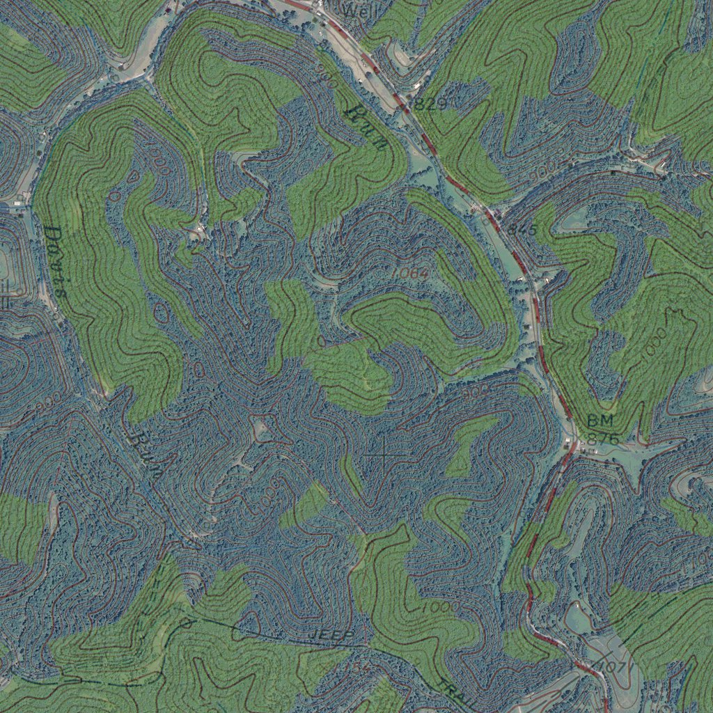 WVPULLMAN GeoChange 19622011 Map by Western Michigan University