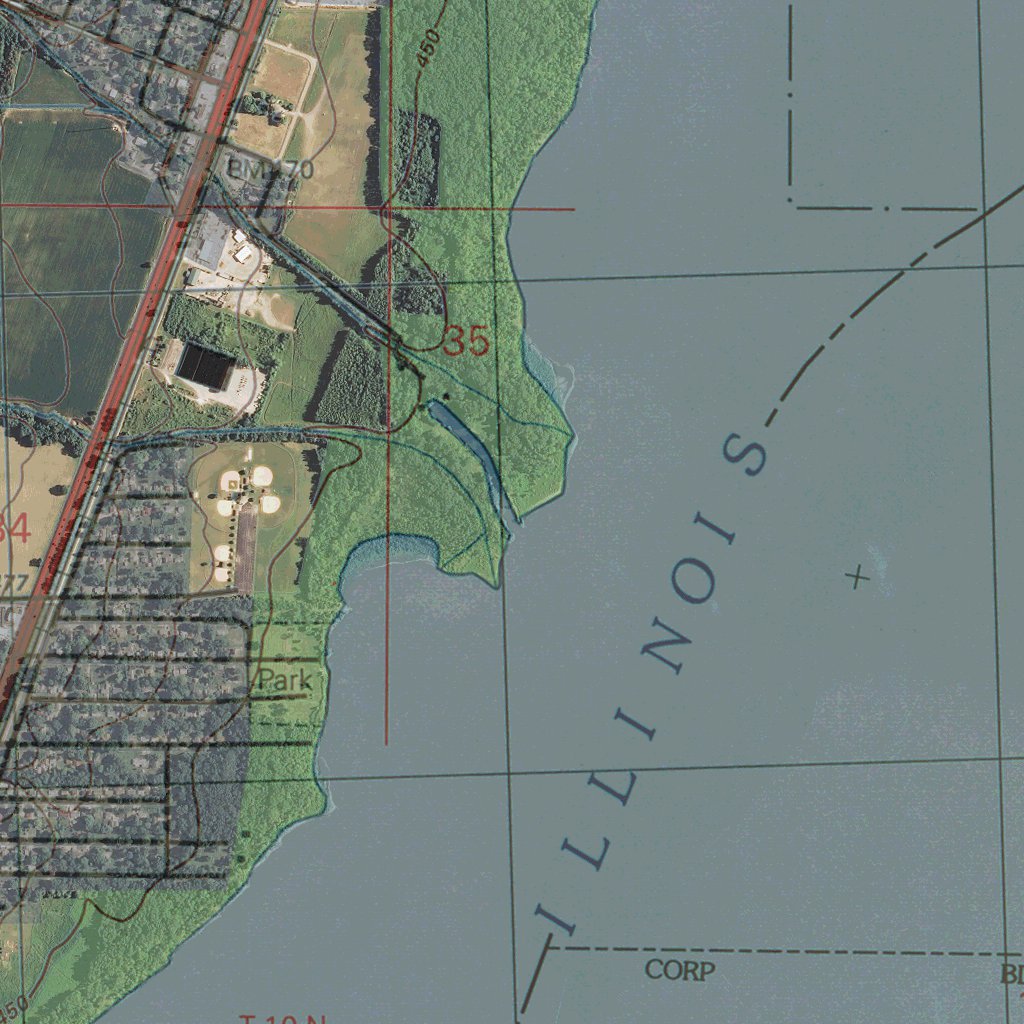 Spring Bay Il Map IL-SPRING BAY: GeoChange 1946-2012 Map by Western Michigan University ...